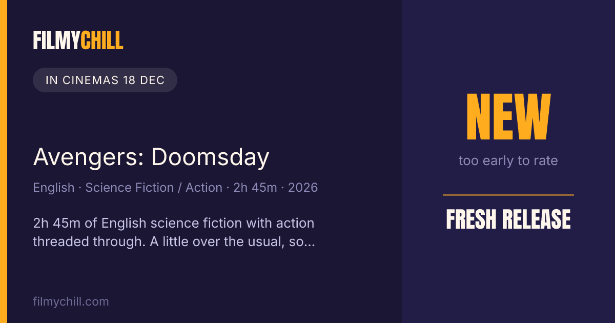 Avengers: Doomsday (2026) — Release Date in Spain: 18 Dec